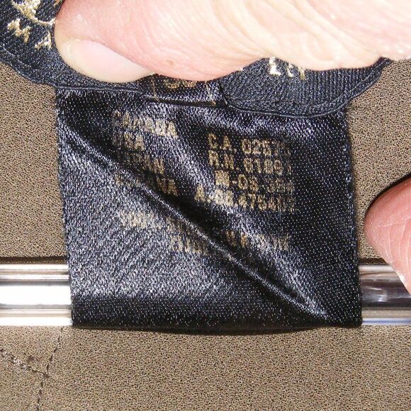 Escada Blouse, 38, Brown Double Breasted, textured Buttons, Long sleeve - Picture 12 of 13